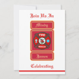 Einladung des Feuerwehrmanns zur Rettungsaktion