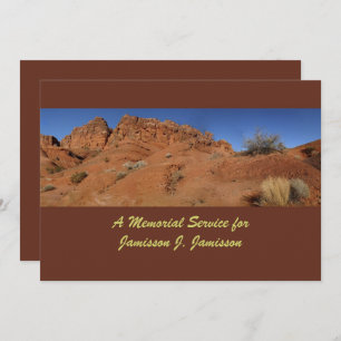 Einladung des Gedenkdienstes, Rote Felsen-Hügel