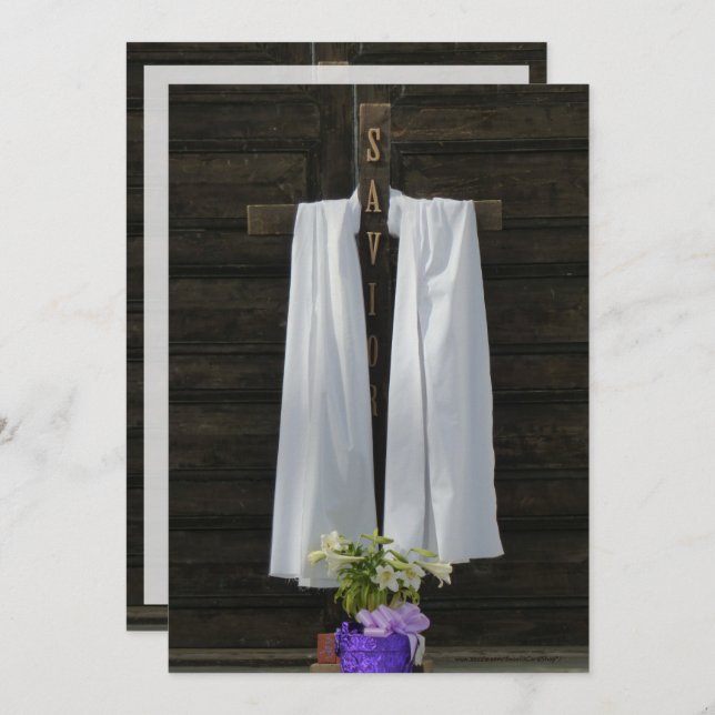 Einladung des Gedenkdienstes, Vergewaltigungskreuz (Vorne/Hinten)