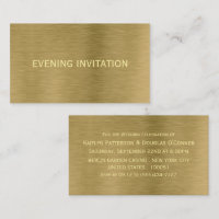 Einladung des Gold Metal Texture Abend