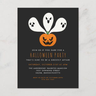 Einladung des Halloween-Party "Höchste Affäre" Postkarte