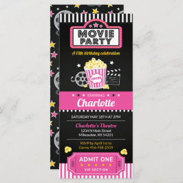 Einladung des Kinos, Filmabend Einladung Rosa