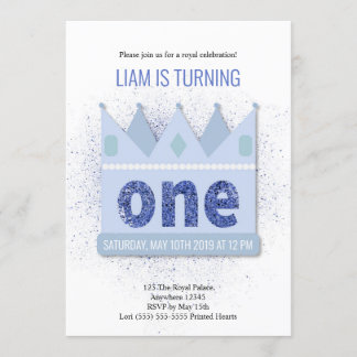 Einladung des Königlichen Prinzen zum 1. Geburtsta