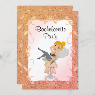 Einladung des letzten Junggeselinnen-Abschieds