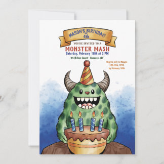 Einladung des Monsters zum Geburtstag