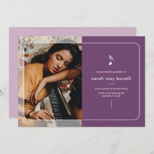 Einladung des Music Major Abschlusses