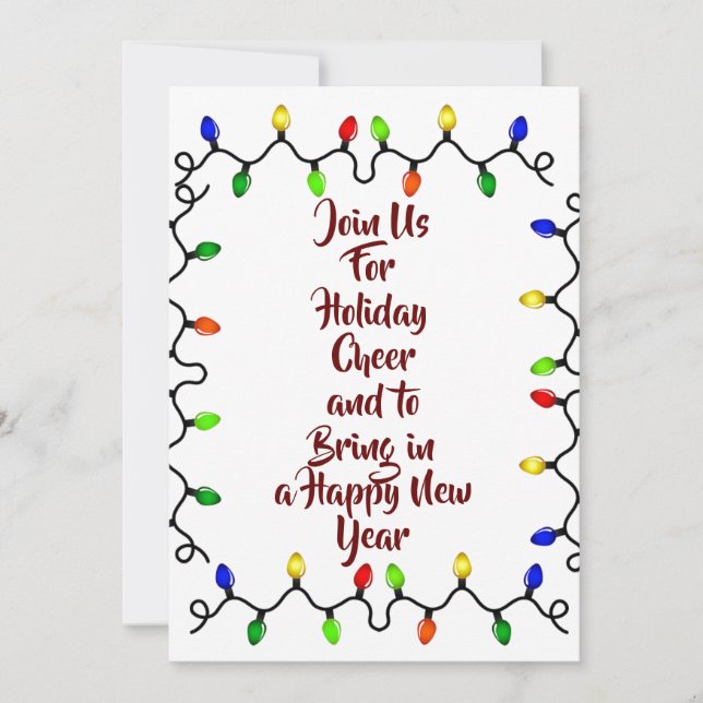 EINLADUNG DES ***NEUJAHRES*** (Vorderseite)