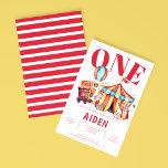 Einladung des niedlichen Circus Big Top Kids zum G<br><div class="desc">Erstellen Sie Ihre eigene Einladung zum Geburtstag! Personalisieren Sie dieses Design mit Ihrem eigenen Text. Sie können dieses Design weiter anpassen,  indem Sie den Link "Weitere Anpassung" auswählen,  falls gewünscht.</div>