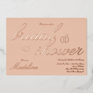 Einladung des Pfirsiches Brautparty