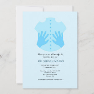 Einladung des Physiotherapeuten-Abschlusses