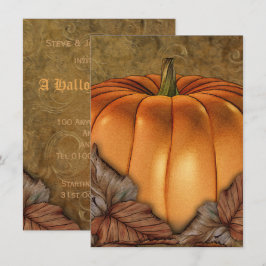 Einladung des Riesenpumpen-Halloween-Party