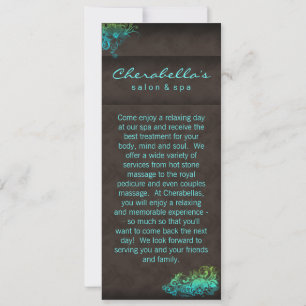 Einladung des Salon Wellness-Centers - Rack Card B