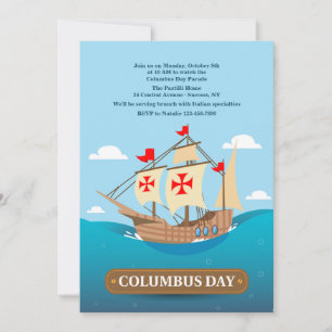Einladung des Segelschiffs Columbus