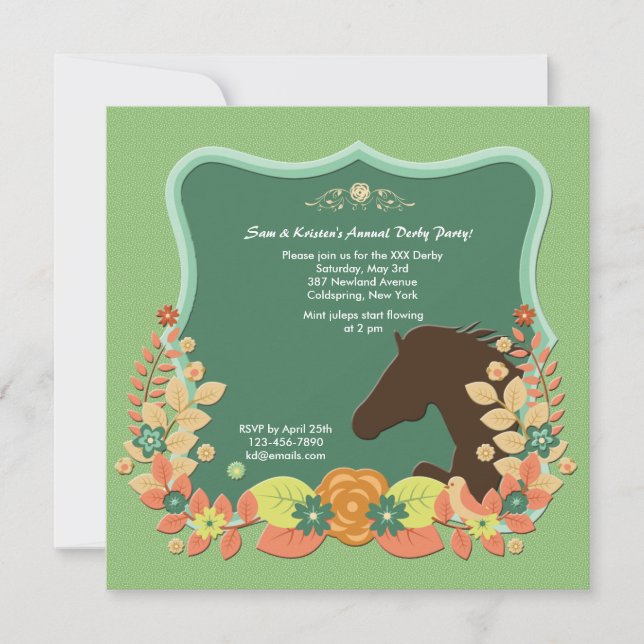 Einladung des Siegers zum Rennen (Vorderseite)