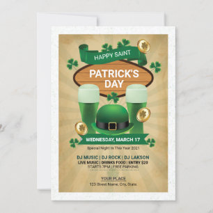 Einladung des St. Patricks Flyers