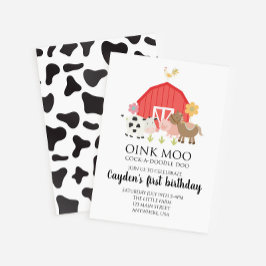 Einladung des Tierhalters mit Kuhdruck