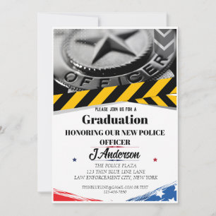 Einladung des US-Abschlusses für Flaggenpolizei