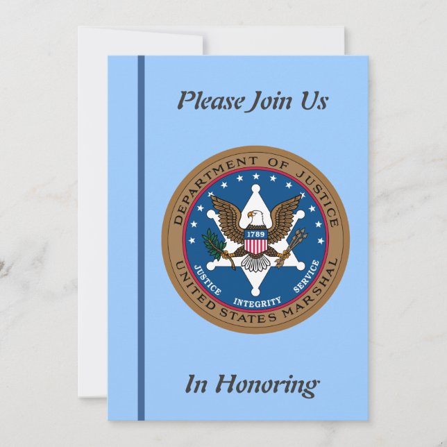 Einladung des US-Marshall-Dienstes zum Rücktritt (Vorderseite)