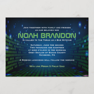 EINLADUNG DES VIDEOSPIELS Bar Mitzvah