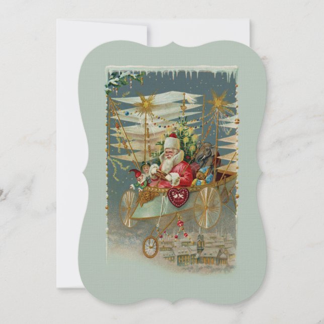 Einladung des Weihnachtsmanns und seiner Phantasti (Vorderseite)