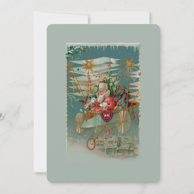 Einladung des Weihnachtsmanns und seiner Phantasti (Vorderseite)