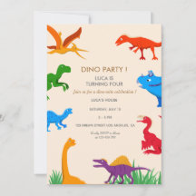 Einladung Dinosaurier zum Geburtstag