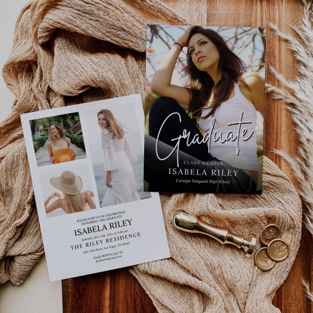 Einladung einer modernen Graduiertengruppe (Von Creator hochgeladen)