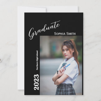 Einladung einer personalisierten Absolventin