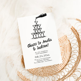 Einladung einer von der Hand gezogenen Interesseng