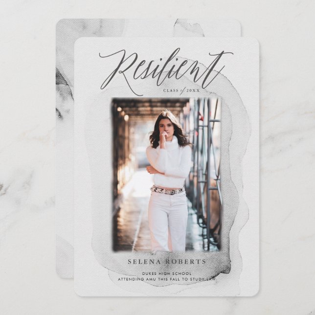 Einladung eines Abschlusses der widerstandsfähigen (Vorne/Hinten)