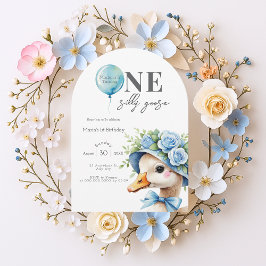 Einladung eines Albernen Gänsejungen zum 1. Geburt