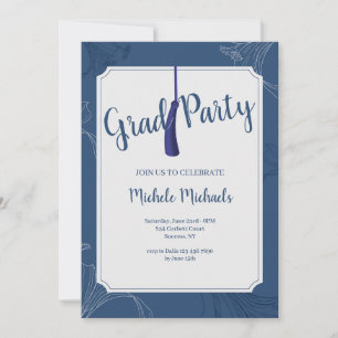 Einladung eines botanischen Frame-Abschlusses