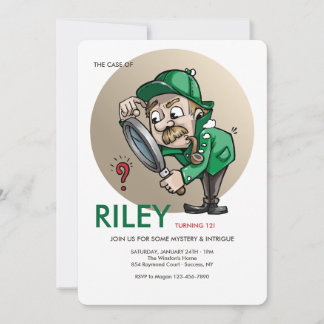 Einladung eines Detektivs