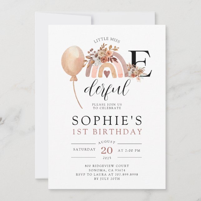 Einladung eines erbarmungslosen Rainbow Girl zum G (Vorderseite)