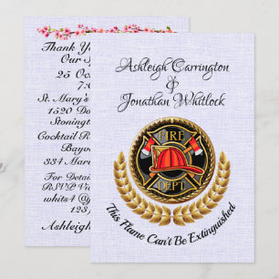 Einladung eines Feuerwehrmanns