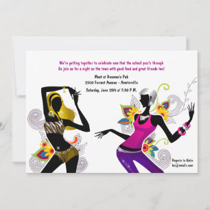 Einladung eines Mädchens zur Nachteinladung