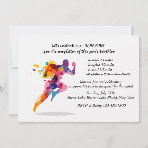 Einladung eines Running Man