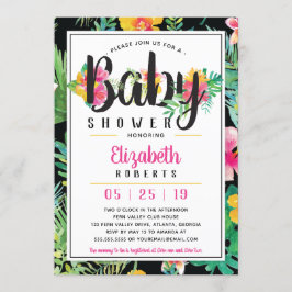 Einladung eines tropischen Babyduschers, Luau