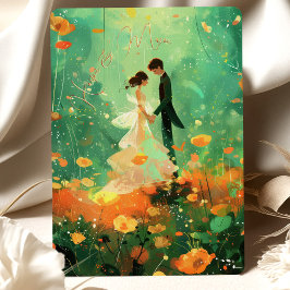Einladung eines Whimsical Forest