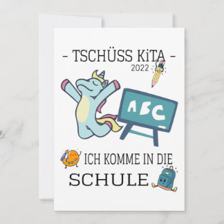 Einladung Einschulung Einhorn
