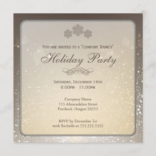 Einladung Elegant Holiday Party Company