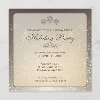 Einladung Elegant Holiday Party Company