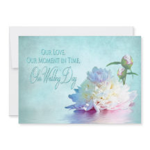 EINLADUNG - Elegantes Peony und Reflektion