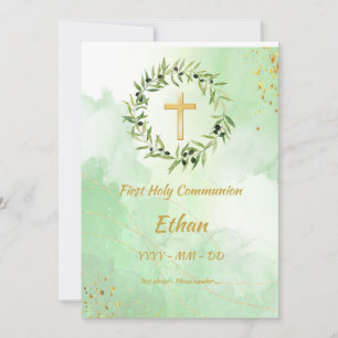 Einladung Erste Kommunion - Kreis Olivier