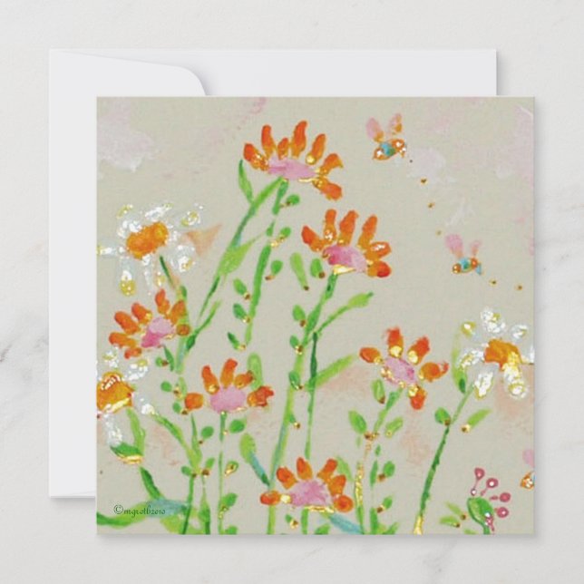 Einladung Fleur (Vorderseite)