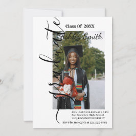 Einladung Foto Abschluss