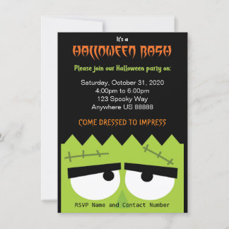 Einladung Frankenstein Halloween-Party