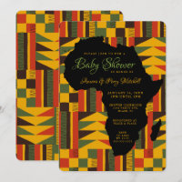 Einladung für afrikanische Tribal-Baby-Dusche