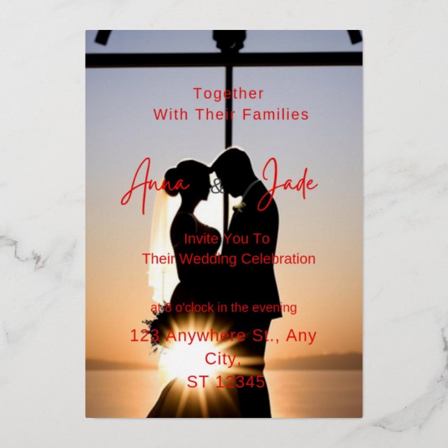 Einladung für besondere Folien (Vorderseite)