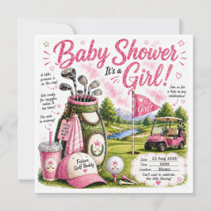 Einladung für Golf Baby Junge